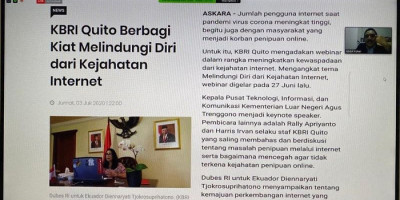 Mengasah Penulisan Berita dan Menambah Jaringan Media di KBRI Quito