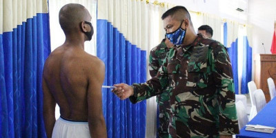 Komandan Lanud Silas Papare Pimpin Patukhirda Calon Taruna AAU Asal Papua