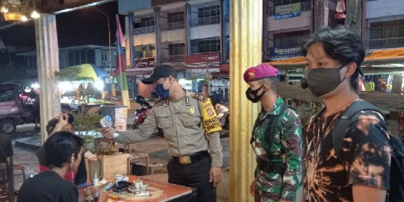 Disiplinkan Masyarakat, Yonmarhanlan XII Gencar Patroli