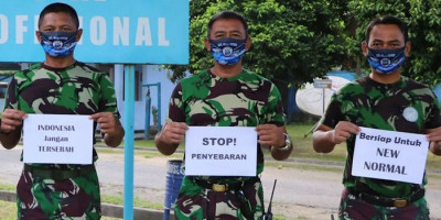 Komandan Lanud Silas Papare Ciptakan Lagu untuk Pahlawan Penanganan Covid-19