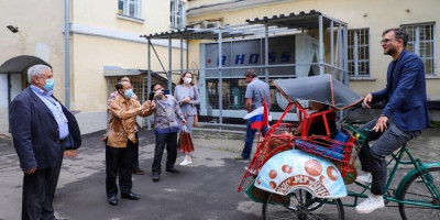 Becak Sumbangan Sultan Yogya Tambah Koleksi Museum Ketimuran di Moskow 