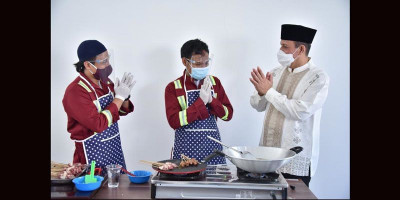Rayakan Idul Adha, Napiter Unjuk Kebolehan Masak Daging Kurban