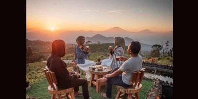 Golden Sunrise Silancur Highland Magelang, Bikin Gak Mau Pulang