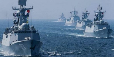 Adu Kekuatan Angkatan Laut China Vs Amerika Serikat di Laut China Selatan