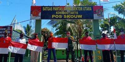HUT RI ke-75: Karya Bakti di Batas Negara