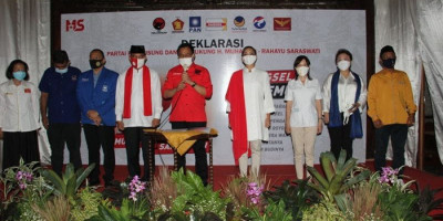 Deklarasi Dukungan 7 Parpol untuk Muhamad-Saraswati, Sekjen PDIP: Ini Semangat Gotong Royong