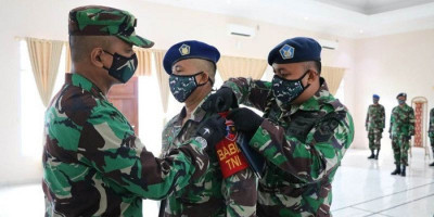 Komandan Lanud Silas Papare Lantik 3 Personel Babinsa