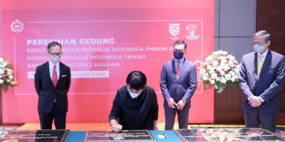 Gedung Baru KBRI Phnom Penh Jadi Kado HUT Kemlu 