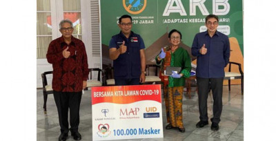 Gajah Tunggal Group Sumbang 100 Ribu Masker Ke Pemprov Jawa Barat