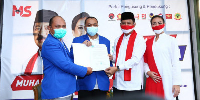 Didukung PAN, PSI dan Berkarya, Muhamad-Saraswati Pakai Strategi Sepak Bola