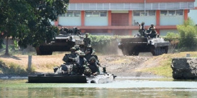 Uji Arung Kendaraan Tempur Bvp-2 