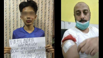 Bagaimana Kehidupan Sosial Penikam Syekh Ali Jaber? Begini Penjelasan Pak RT