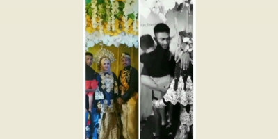 Viral dan Dramatis, Pria Hadiri Pernikahan Mantan Istri Sambil Gendong Anaknya 