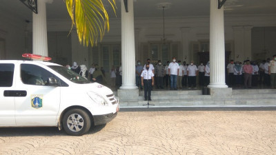 Anies dan Jajaran Beri Penghormatan Terakhir untuk Saefullah