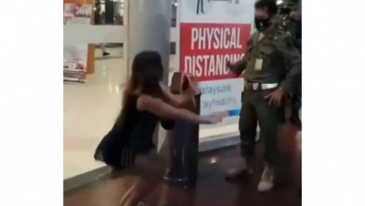 Viral Perempuan Squat Jump Gegara Masker, Netizen: Apa Pantas Hukuman Itu?