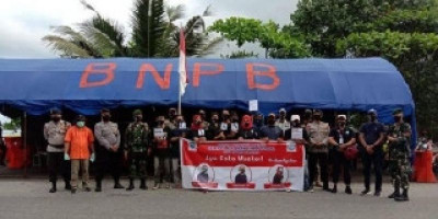 GANN Maluku Bagikan 500 Masker Gratis Kepada Masyarakat