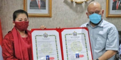 Gelar Pangeran Hardonagoro untuk LaNyalla Mattalitti 