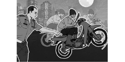 Gara-gara Kecelakaan, Begal Apes Terciduk Polisi