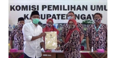 Resmi Ditetapkan, Pasangan OK Bakal Melawan Kotak Kosong di Pilkada Ngawi