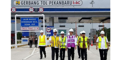 Resmikan Jalan Tol Pekanbaru-Dumai, Presiden Jokowi: Ini Akan Meningkatkan Konektivitas