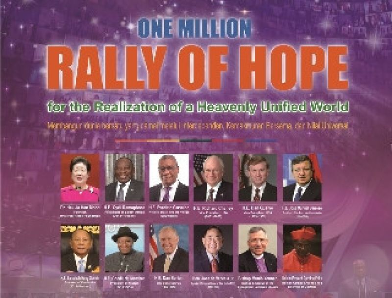 Para Pemimpin Dunia Dukung Rally of Hope