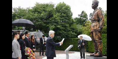 Ganang Soedirman, Model Patung Sang Panglima Besar yang Berdiri Tegak di Jepang  