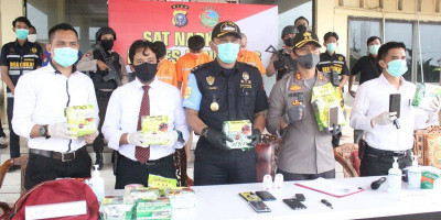 Penyelundupan 10 Kilogram Sabu dari Malaysia Berhasil Digagalkan 