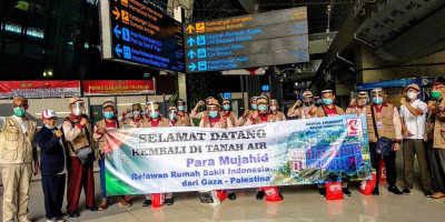 Relawan MER-C Kembali ke Tanah Air Usai Misi Kemanusiaan di Palestina