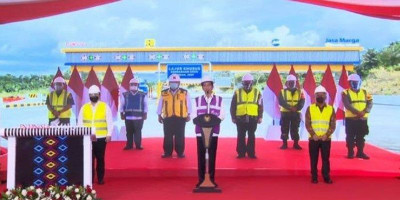 Jokowi Resmikan Jalan Tol Manado-Bitung, Terpanjang di Sulawesi