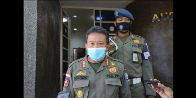 Perketat AKB, Satpol PP Kota Bandung Tindak Ratusan Minimarket