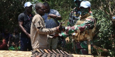 Satgas Kontingan Garuda Kembali Ukir Prestasi di Kongo, Turunkan 32 Senjata AK-47