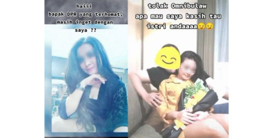 Tolak Omnibus Law, Wanita Simpanan Ancam Beri Tahu Istri Anggota DPR