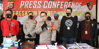 Polresta Tangerang Tetapkan 9 Tersangka Buntut Demo Anarkistis