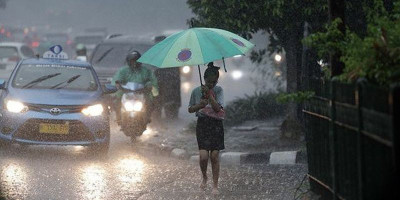 Hari Ini, Sebagian Jakarta Diprediksi Hujan Ringan