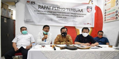 KPU Kota Depok Sahkan 1.229.362 DPT