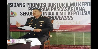 Polisi Penembak Teroris Sarinah Raih Gelar Doktor