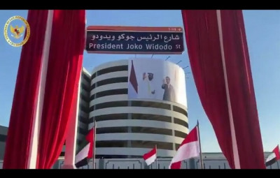 Nama Presiden Joko Widodo Diabadikan di Jalan Utama Abu Dhabi