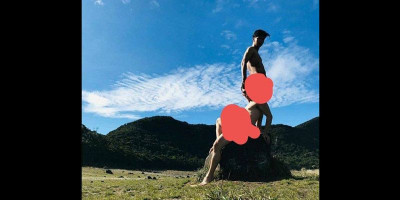 Polisi Segera Tangkap Pendaki yang Bertelanjang Ria di Gunung Gede