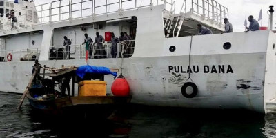Kamla Zona Maritim Tengah Sosialisasi Keselamatan Pelayaran Bagi Nelayan