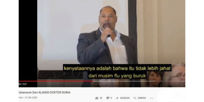 Covid-19 Sebagai Flu Biasa Dipastikan Hoaks
