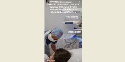 Sabai Morscheck Melahirkan Anak ke-2, Ringgo Agus Rahman: Assalamualaikum Nak
