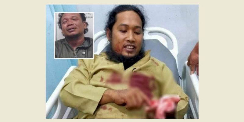 Lagi, Ustaz Bersimbah Darah Ditikam Saat Ceramah Maulid di Masjid