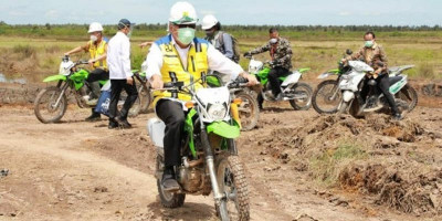 Menteri Basuki Pastikan Sistem Irigasi di Kawasan Food Estate Mengalir Baik