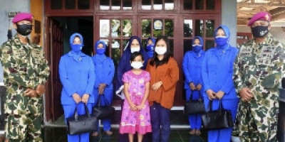 Danyonhow 2 Mar Besuk Prajurit Sakit dan Kunjungi Warakawuri
