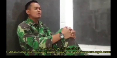 Mengenal Sosok Serka BDS yang Bersenandung Menyambut Rizieq Shihab