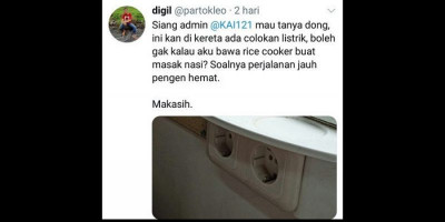 Viral Kicauan Pria Minta Izin Bawa Rice Cooker di Kereta, Ini Kata KAI dan Netizen