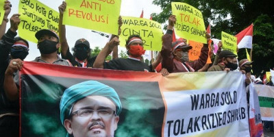 Warga Solo Demo Tolak Habib Rizieq, Begini Sikap Tegas Polisi