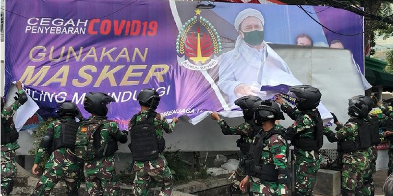 Panglima TNI Dukung Penurunan Baliho Rizieq