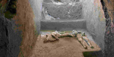 Terungkap, Majikan dan Budaknya Berusaha Berlindung dari Letusan Vesuvius 