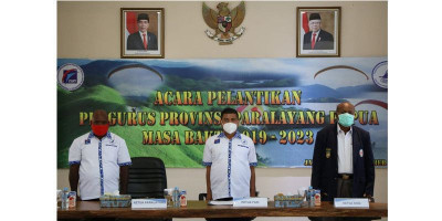 Pengurus FASI Cabor Paralayang Provinsi Papua Dilantik